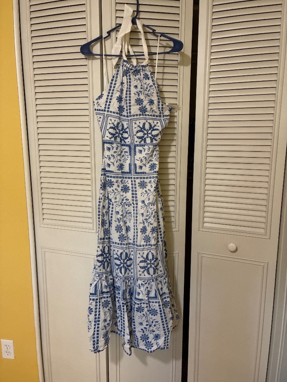Milly Hayden tile eyelet dress